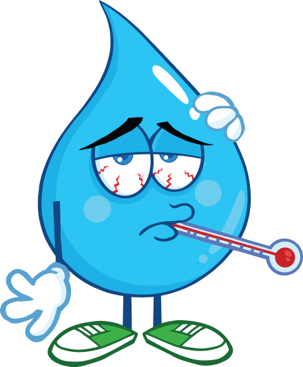 6226_sick_water_drop_character_with_thermometer