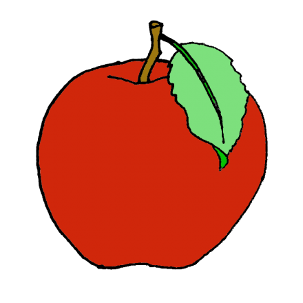 red apple